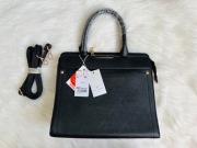 Damska czarna elegancka torebka be Exclusive Paris