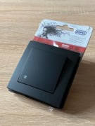 Włącznik krzyżowy Ospel As czarny