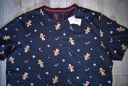 Świąteczny Męski T-shirt w pierniczki r. XXL