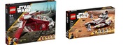 Lego Star Wars 75354 kanonierka +75342 czołg republiki