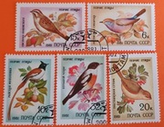 Znaczki pocztowe tematyczne - ptaki 