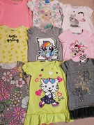 Bluzki i tuniki dziewczęce krótki rękaw roz 110/116 