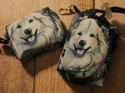 Zestaw saszetka na smaczki i woreczki #r samojed