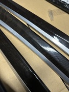 listwy drzwi dekory ozdobne bmw f10 f11 ciemne drewno brązowe