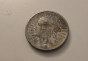 2 zł 1932 głowa kobiety fals z epoki