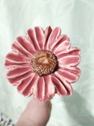 Kwiat Gerbera ceramika 
