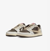 Air Jordan 1 Low x Travis Scott Sail and Ridgerock