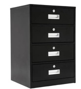 Metalowy szafka kontenerek pod biurko - 4 szuflady