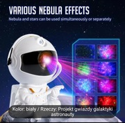 Lampka nocna projektor gwiazd figurka astronauta 