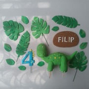 Dinozaur na tort dekoracje 