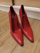 Czerwone wysokie szpilki 