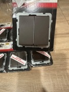 Łącznik podwójny schodowy Ospel ŁP -10/m/40 czekoladowy