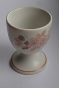 Kieliszek do jajek ceramiczny, motyw kwiatowy