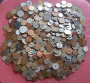 Stare Zagraniczne  monety 3 kg Cały Świat