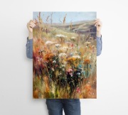 Jesienna łąka - grafika na plakacie na A3