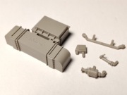 elementy podwozia do modelu lokomotywy elektrycznej serii 371 firmy Roco