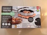 LIVINGTON Patelnia tytanowa – powlekana stal szlachetna 24 cm