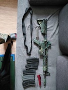 M4a1 full metal WE katana z dodatkami