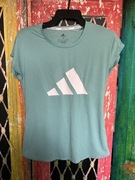 Damska koszulka sportowa T-shirt Adidas 3-Stripes Training Tee Primegreen