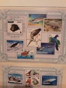 Gwinea Bissau 2010 Mi bl 807 WWF  ptaki ryby  idealna pozycja