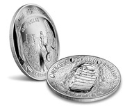 Moneta Apollo 11 50th Anniversary 5 Oz Moon landing