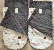 Śpiworki dla bliźniąt do wózka