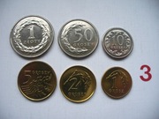 KOMPLET MONET OBIEGOWYCH 6 SZT. Z ROKU 2013