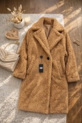 Płaszcz Teddy baranek karmelowy (M/L) M.Sara
