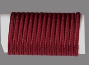 2) Sznurek sutasz wiskoza 3mm bordowy połysk PEGA