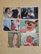 6 starych pocztówek dla kolekcjonerów kadry z filmów 