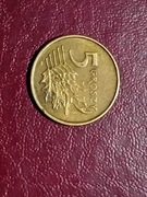 moneta- 5 groszy z obiegu (2000r)