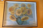 OBRAZ STARY - SŁONECZNIKI 