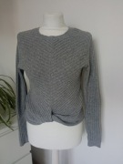 Hollister szary damski sweter krótki r S