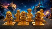 Harry Potter Złote Figurki x6 szt KLOCKI 