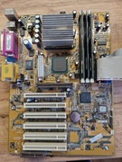 Płyta P6IPAT+Celeron 900+Nvidia TNT 2 Model 64+Ram+karta modemowa