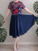 Elegancka granatowa sukienka Chi Chi London 18 (46)