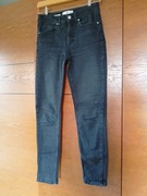 Spodnie jeans czarne/ciemnoszare Mango push-up 36