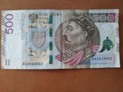 Banknot 500zł 