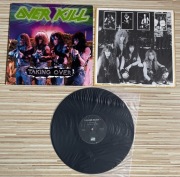 Overkill - Taking Over winyl 1ST PRESS 1987 Atlantic Megaforce US