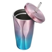 kubek na napoje ze słomką 