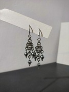 Kolczyki SPRUCE Stal nierdzewna Szklane koraliki Biżuteria damska