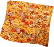 Pizza z pizzeri MARGARITA z pieczarkami cebula 300g prostokątna 