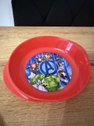 Talerzyk Głęboki Avengers - 16 Cm. Czerwony 12 sztuk