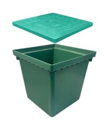 Studzienka rewizyjna kablowa 400x400 pokrywa do ziemi