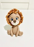 Figurka z masy cukrowej ozdoba tort Lew jungle cake