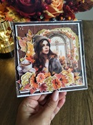 Kartka jesienna dla kobiety przyjaciółki koleżanki z pracy podziękowanie