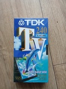 Kaseta VHS TDK Tv 240 nowa