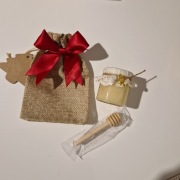 Mini zestaw prezentowy miód z czerpakiem