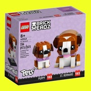 #NOWE# LEGO 40543 PIES BERNARDYN BRICKHEADZ Trójmiasto