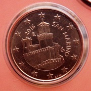 SAN MARINO 2016 5 CENTÓW UNC !!!!!!!!!!